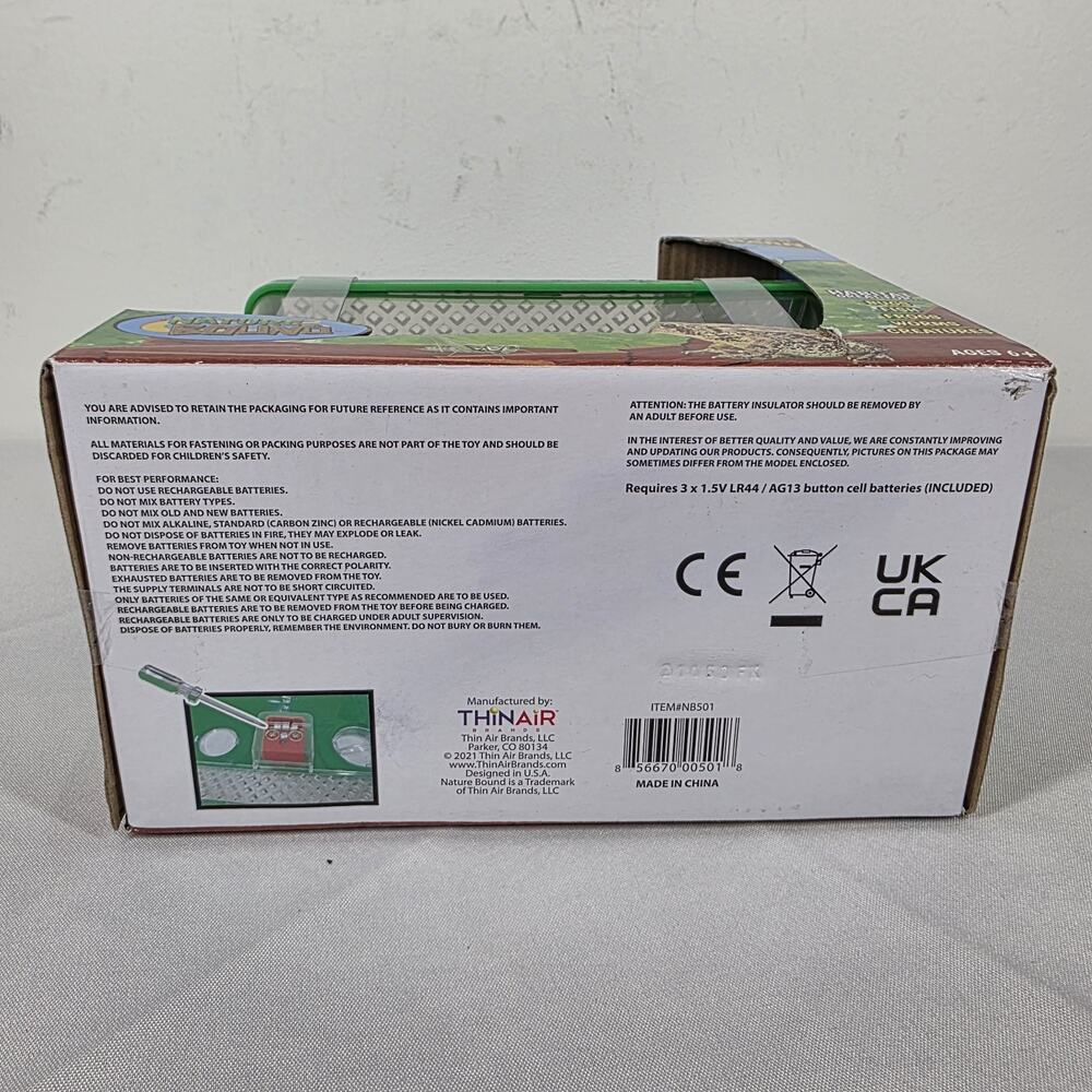 Nature Bound Critter Barn Bug Catcher Habitat with light kit Insects New Sealed - Picture 6 of 9